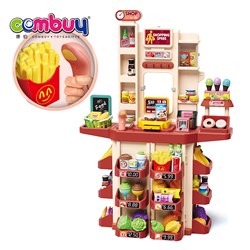 CB955596 CB955597 - Happy cashier counter large table toy set supermarket play set